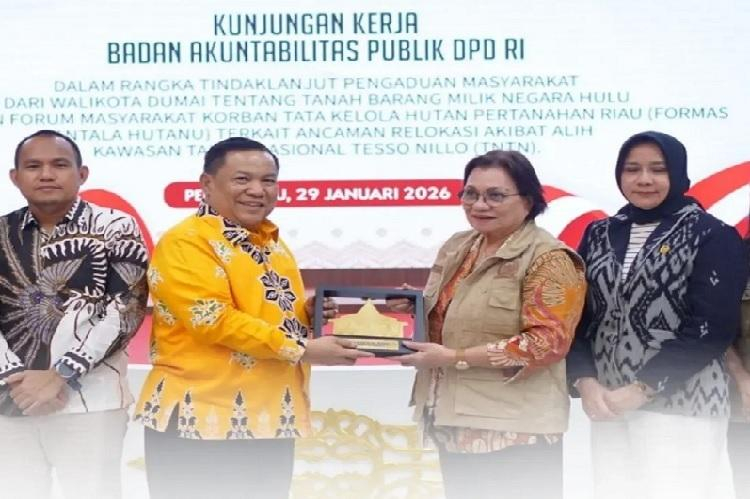 Sinergi Pemprov Riau dan DPD RI Siap Tuntaskan Persoalan BMN Hulu Migas dan Relokasi TNTN